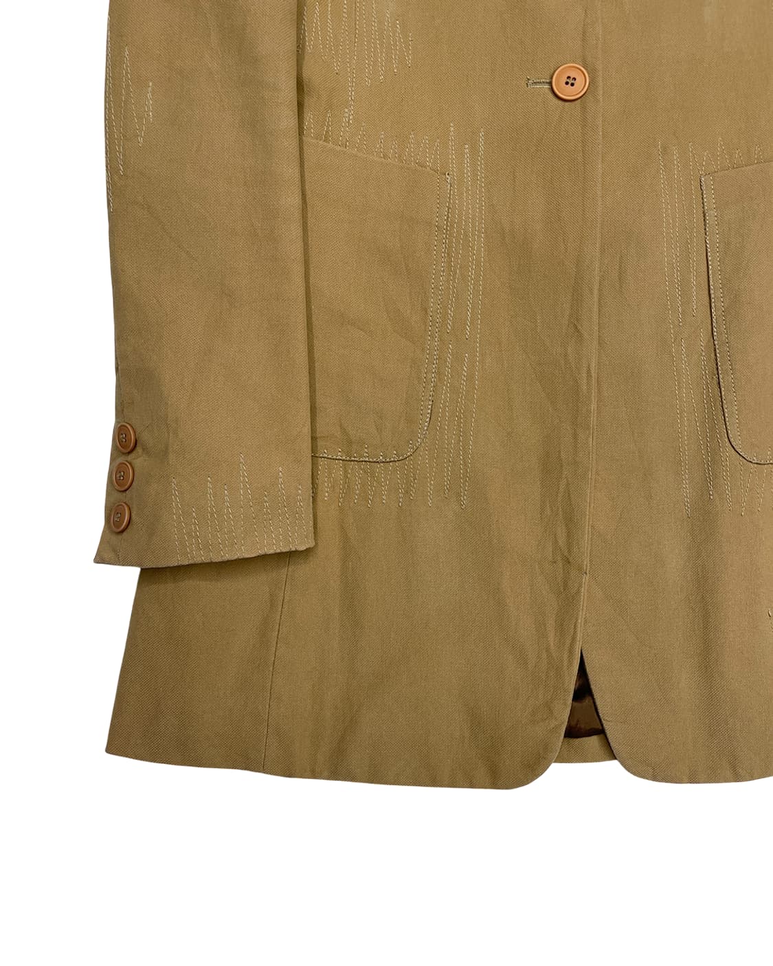 코르포 노베 by 마우로 탈리아니 90s 로우 스티치 테일러드 코트 상품이미지8