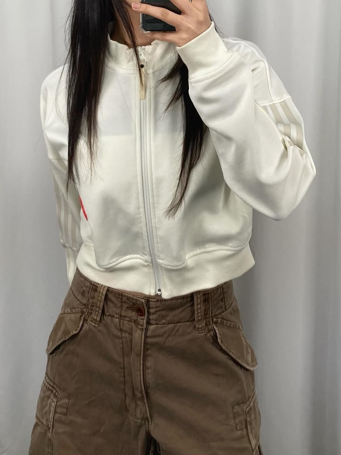 아디다스 삼선 크롭 트랙탑 상품이미지1