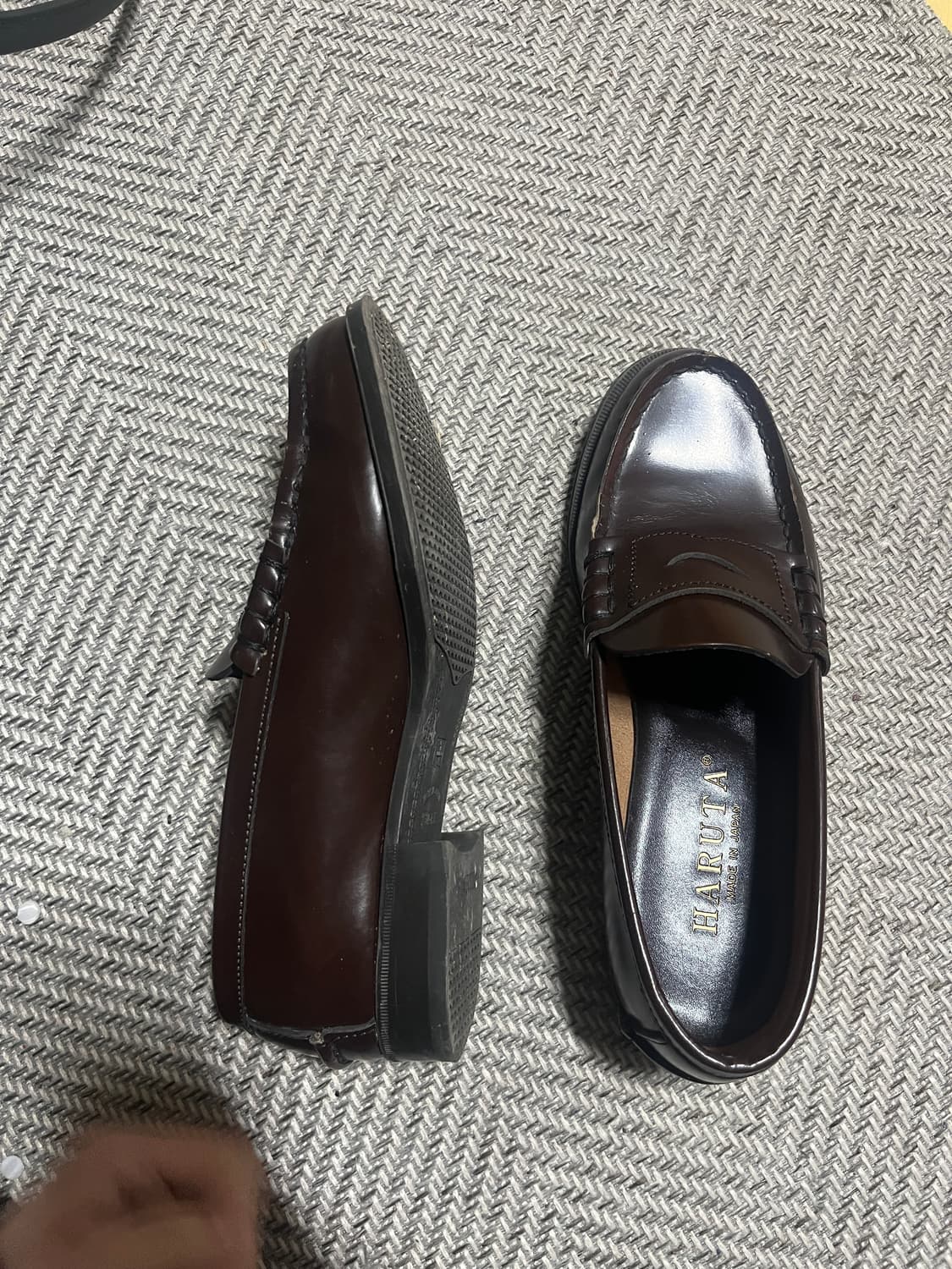 하루타 304 소가죽 브라운 로퍼 235 상품이미지2