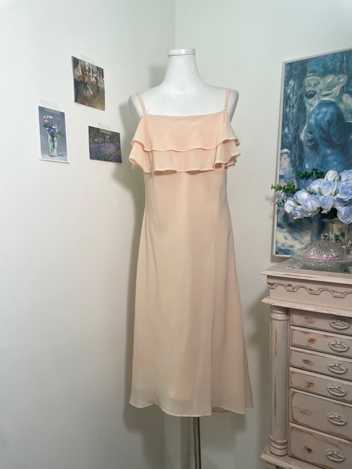 coral ruffle detail beautiful opc 상품이미지1