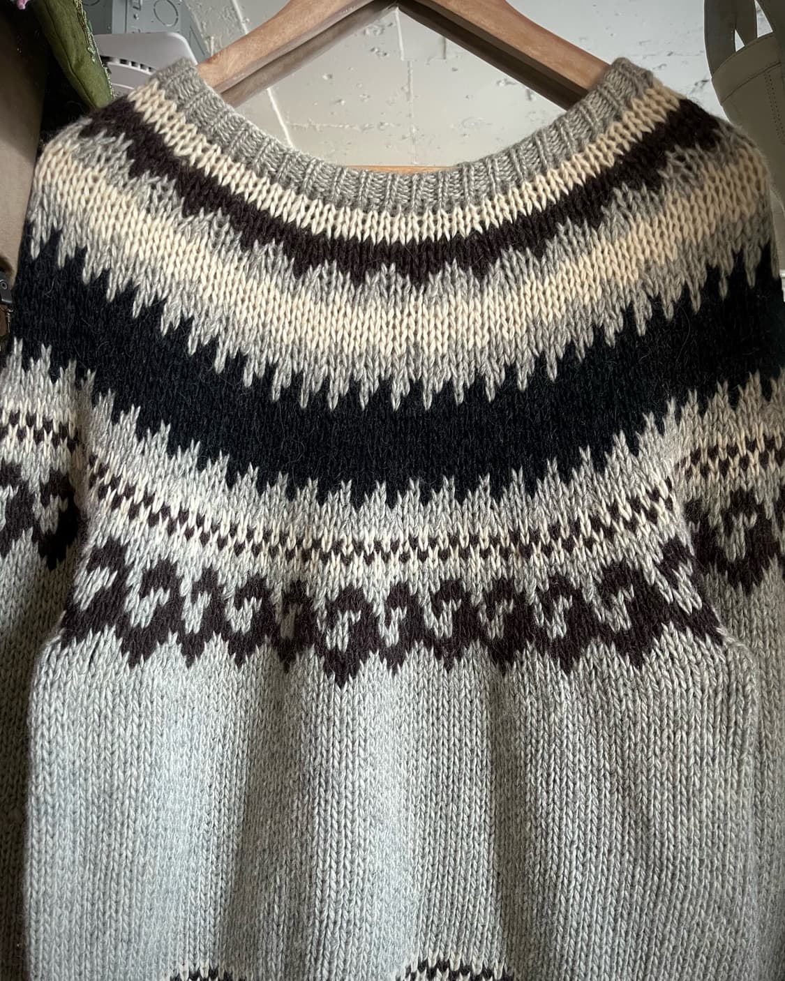 Mighty-Lord Heavy Wool Cowichan Sweater 상품이미지4