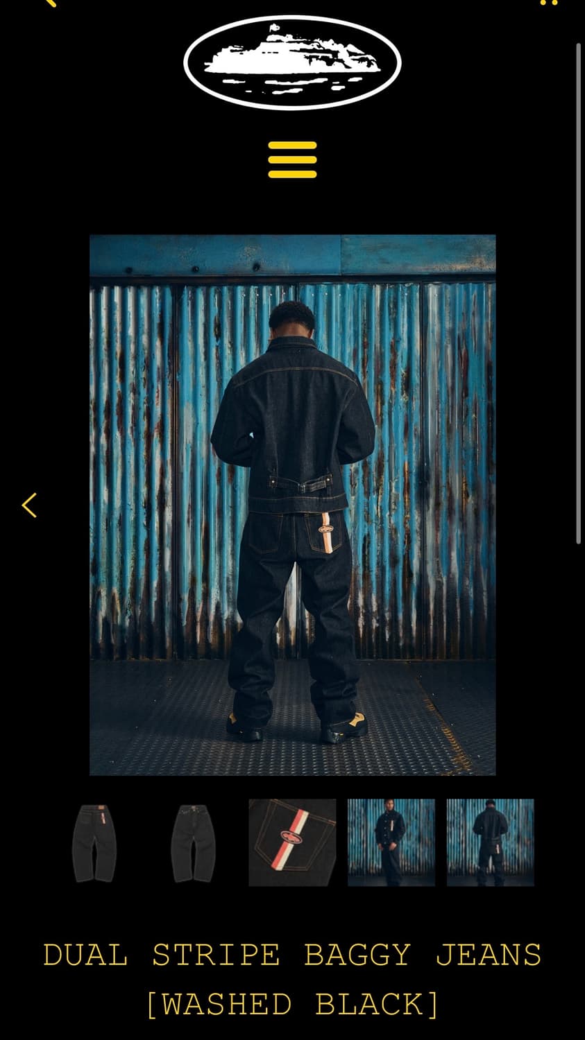 (30)코르테이즈 흑청 데님팬츠 상품이미지3