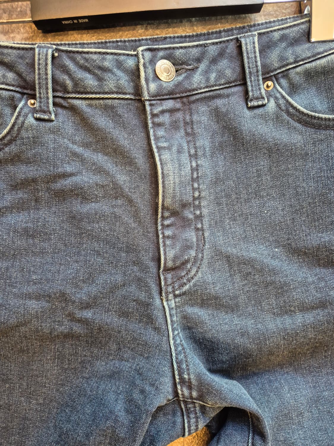 게스 여성 와이드핏 기모 데님 팬츠 29 상품이미지3