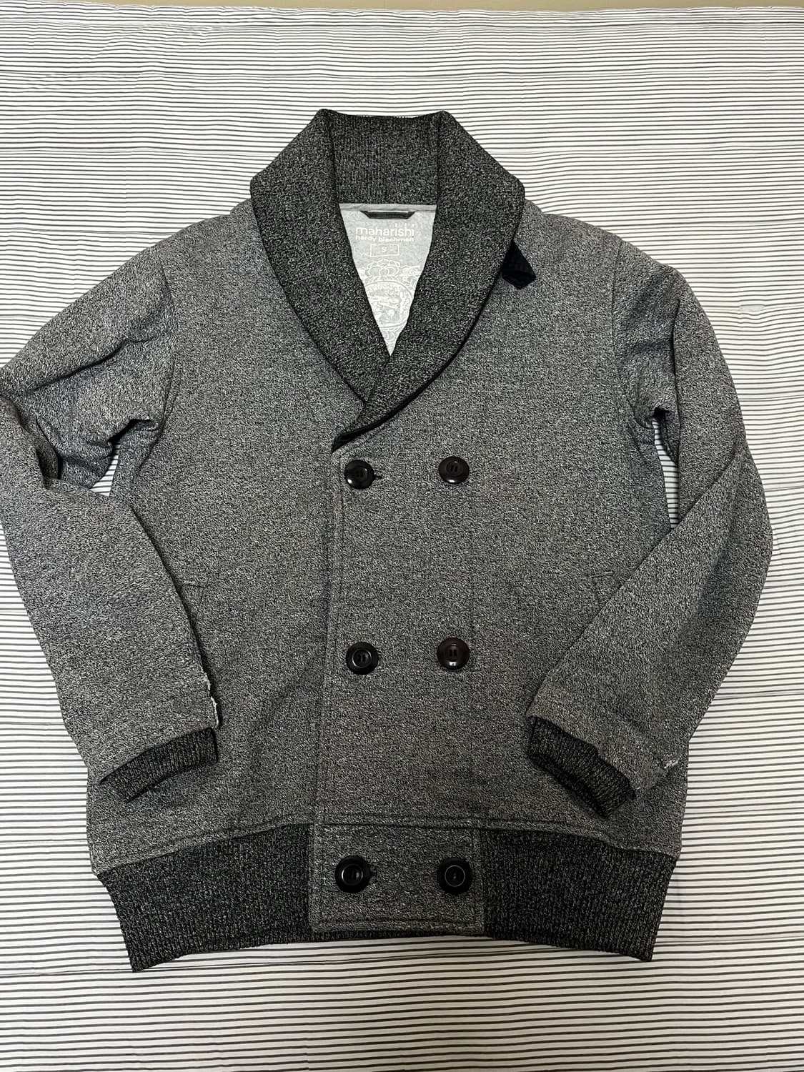 마하리시 더블 버튼 자켓 차콜 S 상품이미지1