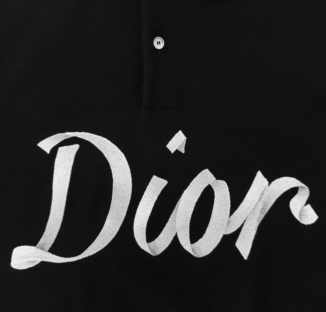 [L] 디올 x 캑터스 잭 남성 로고 트레비스 스캇 폴로 카라 티셔츠 상품이미지5