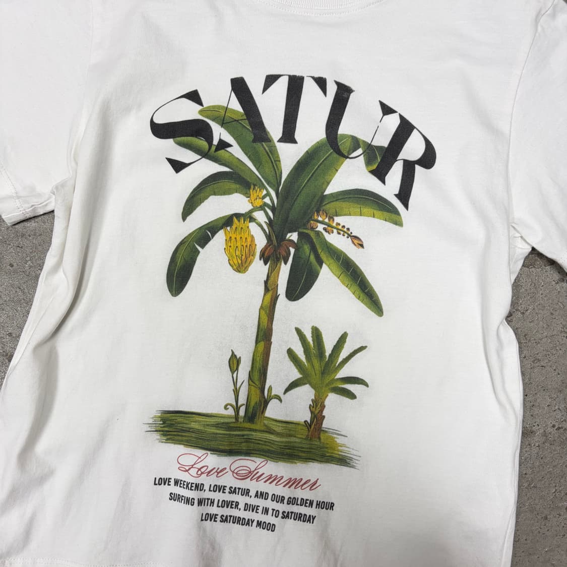 세터 야자수 반팔티[2365] 상품이미지2