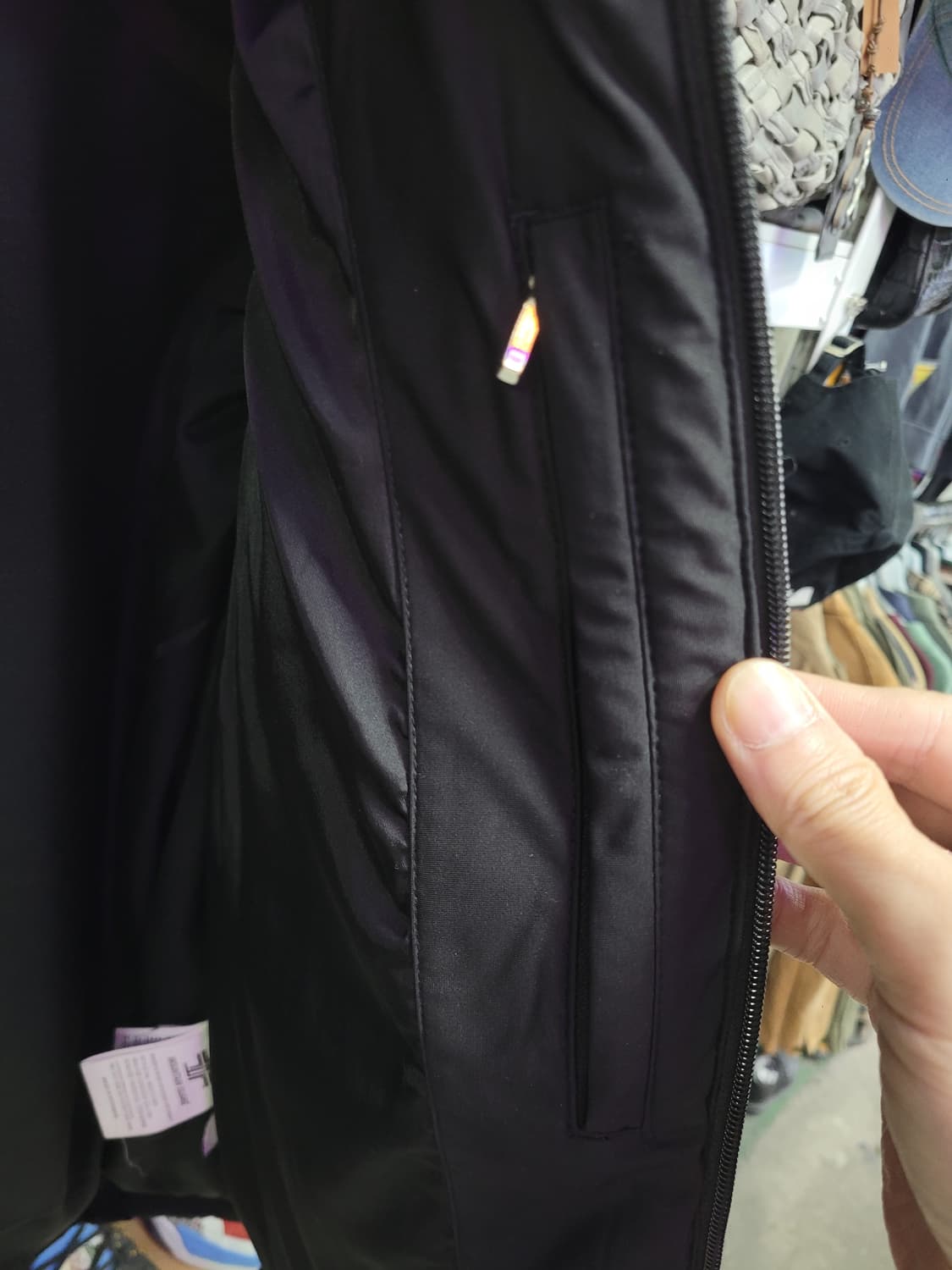 ALPINE 알파인 스키 스노우보드 패딩 블랙 상품이미지4