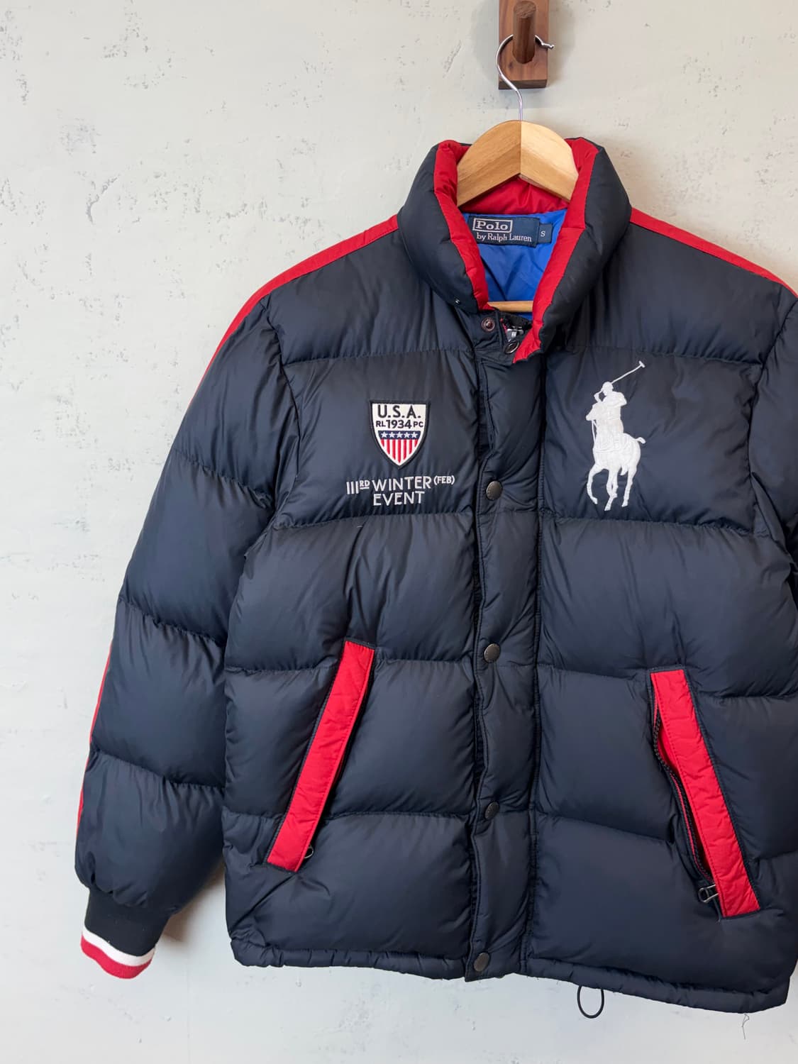 폴로랄프로렌 빈티지 USA 레이싱 덕다운 패딩 상품이미지4