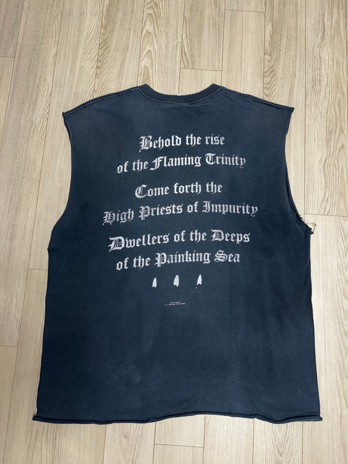 빈티지 다그 트론 티셔츠 dark throne 상품이미지3