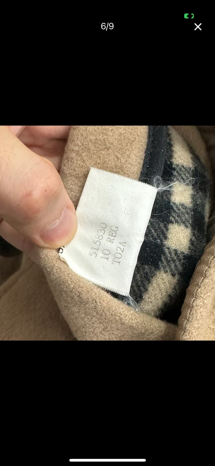 [10]버버리 베이지 더플코트 상품이미지5