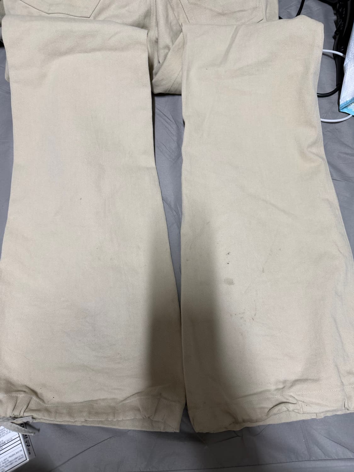 [2] 논노드 플레어 팬츠 베이지 상품이미지3