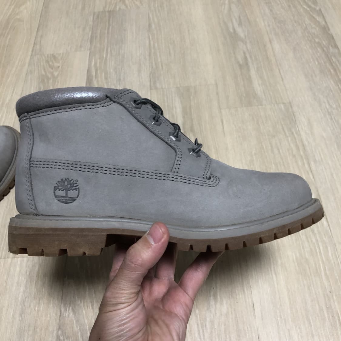 (230) 팀버랜드 Timberland 4홀 넬리 처카 부츠 그레이 상품이미지7
