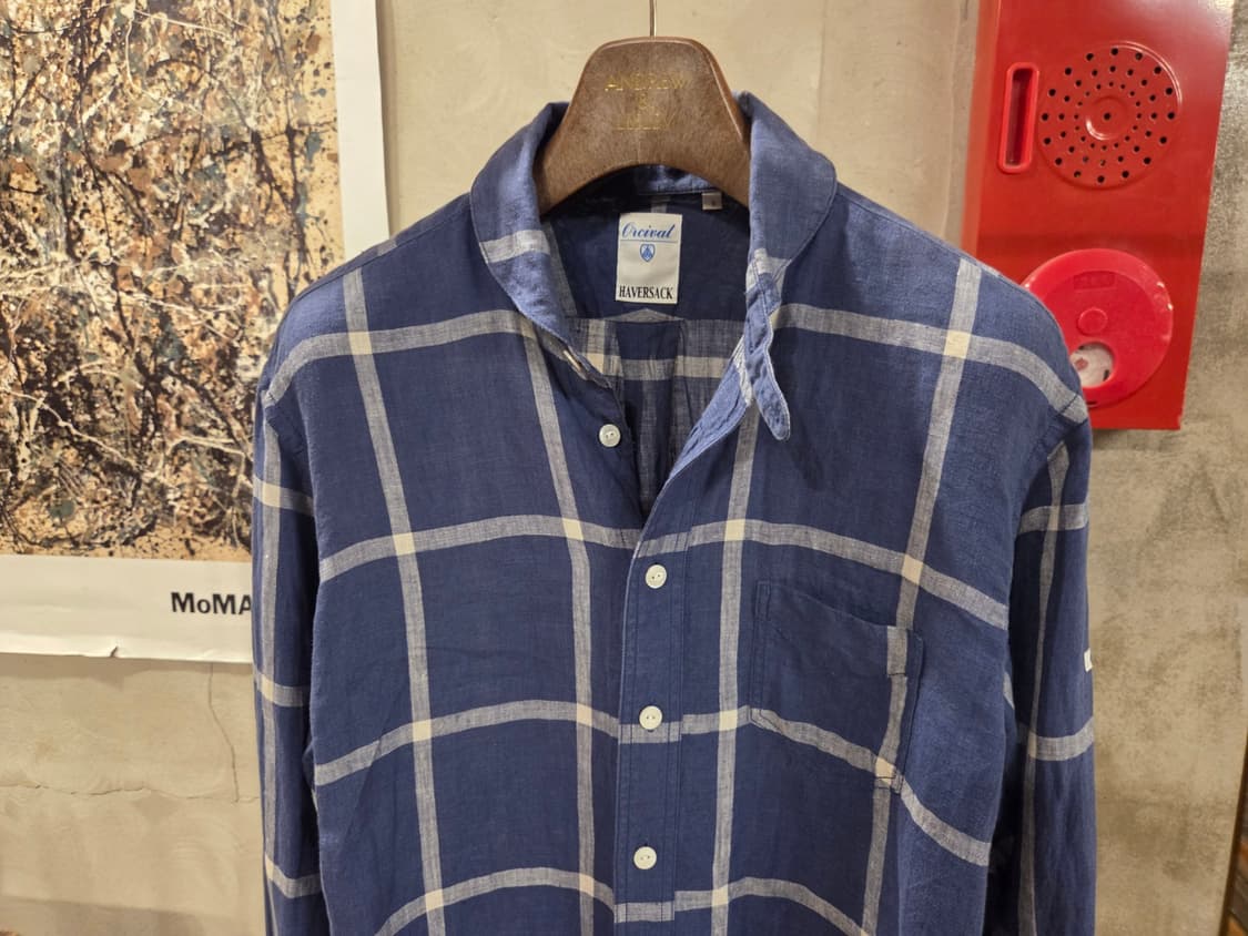 하버색×오르치발 린넨셔츠 상품이미지2