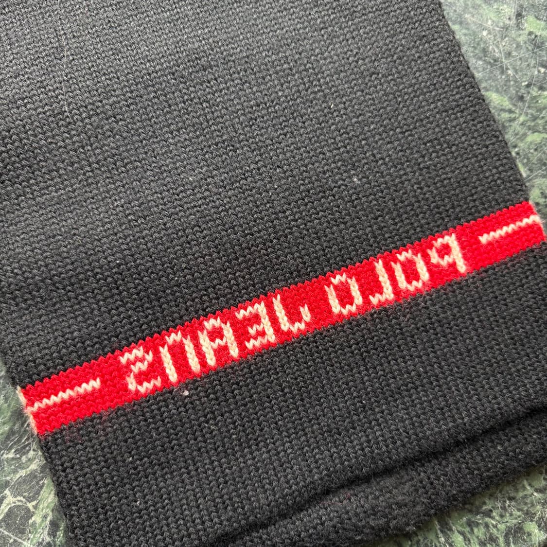 폴로 진스 레터링 울 머플러 목도리 상품이미지4