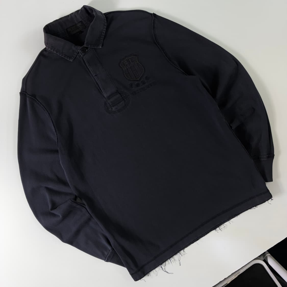 Polo  폴로진스컴퍼니 워싱 스컬 성조기 그런지 럭비 티셔츠 상품이미지2