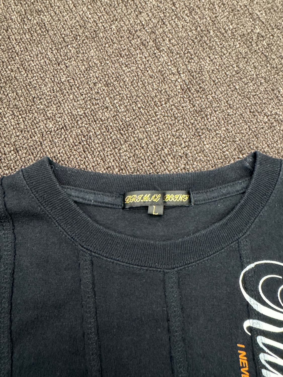 L)Japanese vintage 프린팅 여성 반팔 상품이미지3