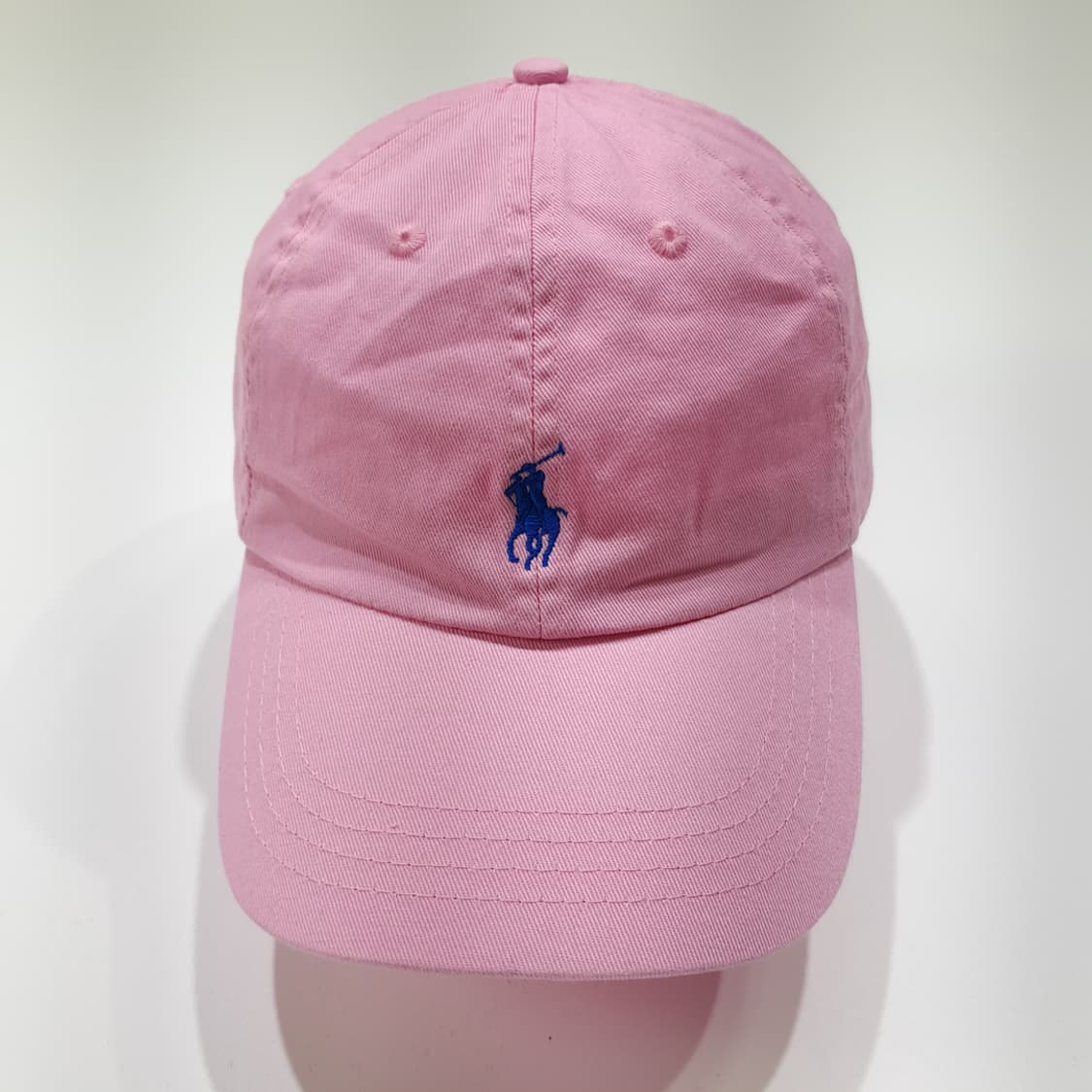 CL329 폴로 코튼 블루포니 핑크 볼캡 모자 상품이미지3