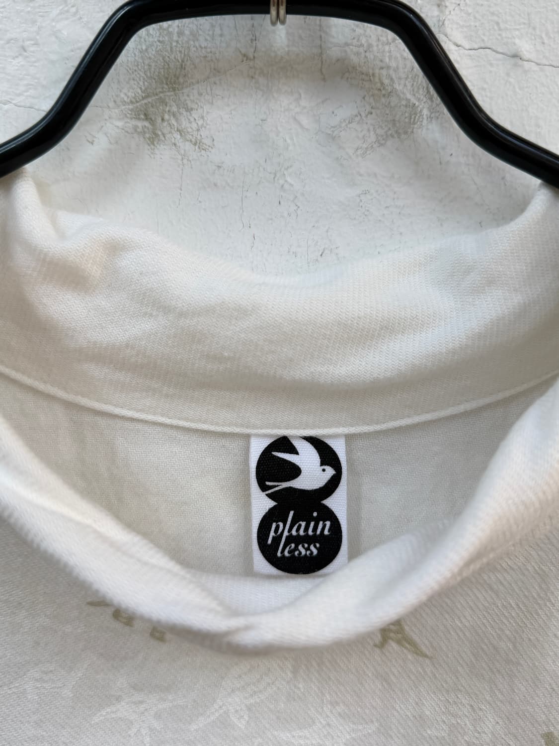 Plain People (Made Japan) 하이넥 하프카라 슬리브리스 상품이미지2