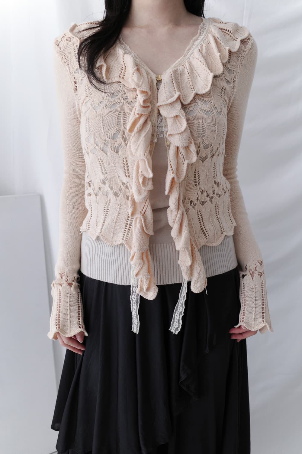 frill lace cardigun 상품이미지4