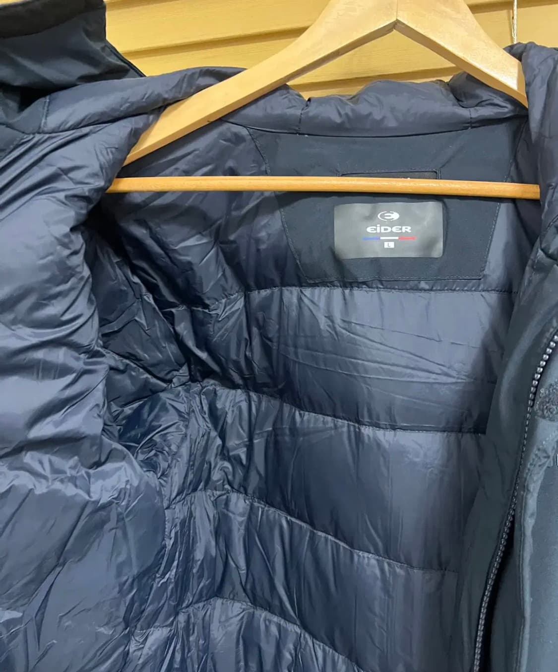 아이더 남성 블랙 구스다운패딩점퍼 후드점퍼 L 상품이미지6