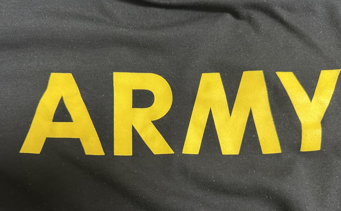 미육군 APFU 체육복 트레이닝복 긴팔 티셔츠 (S) (9) 상품이미지5