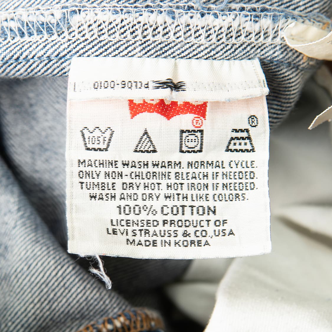[30] 00s 리바이스 코리아 메이드 501 데님팬츠 MB-1303  상품이미지7