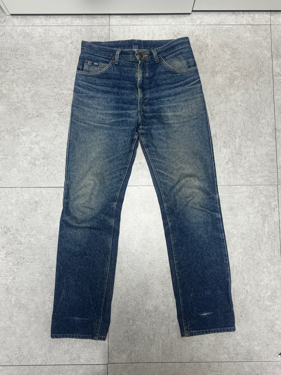 [31x34] 90s USA Lee 데님 워싱 팬츠 상품이미지1