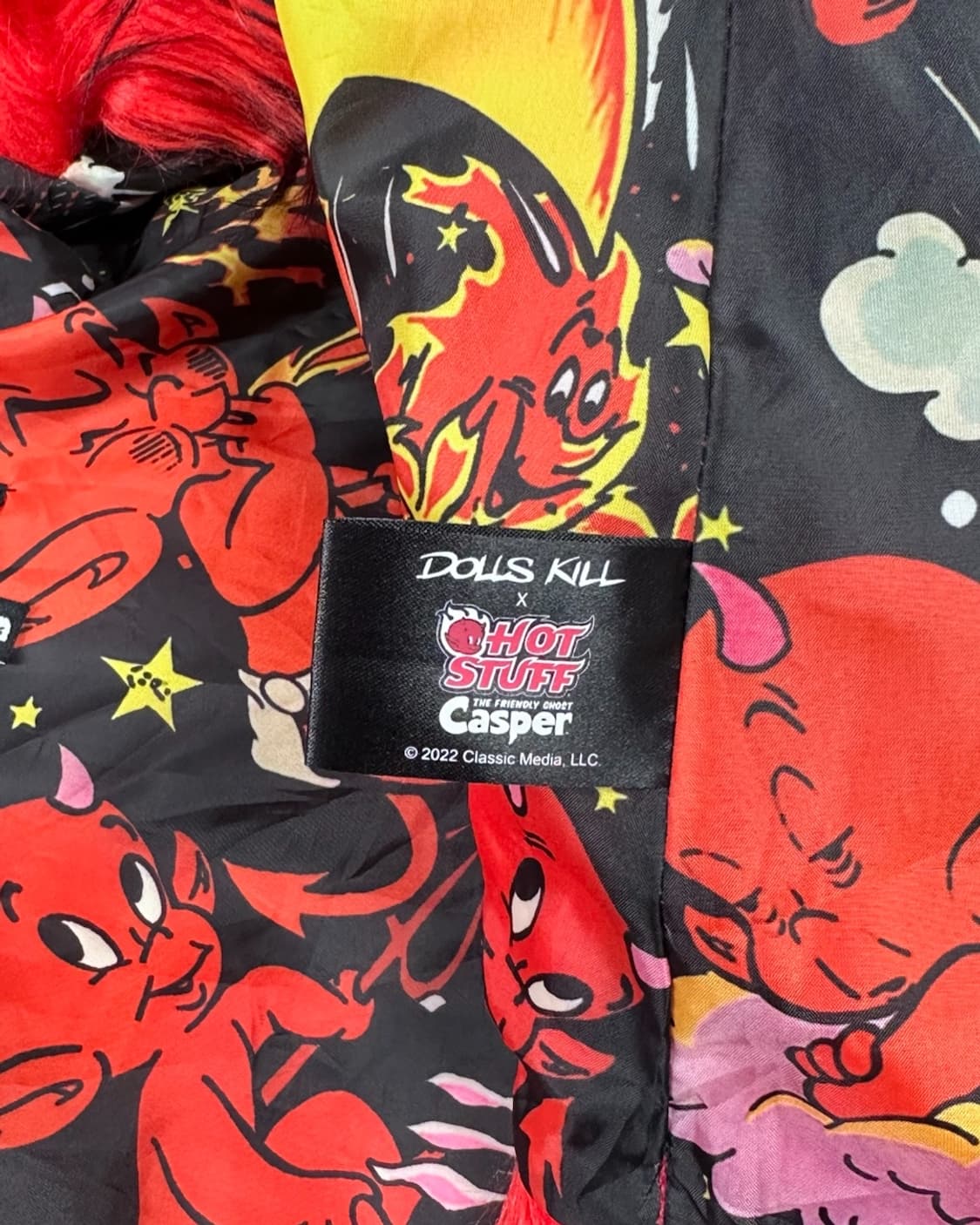 DOLLSKILL X HOT STUFF CASPER 퍼코트 상품이미지7