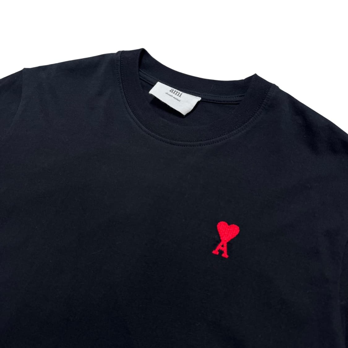 정품 아미 블랙 반팔 티셔츠 상품이미지2