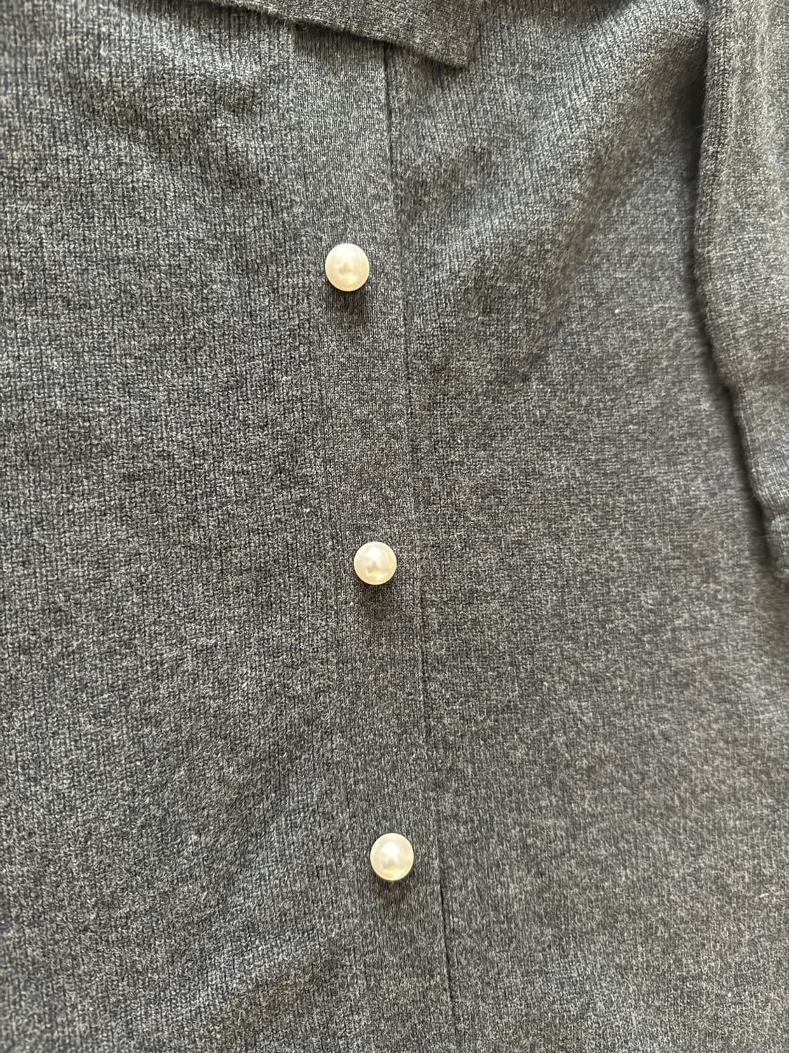 산드로 그레이 울 니트 원피스 36 상품이미지6