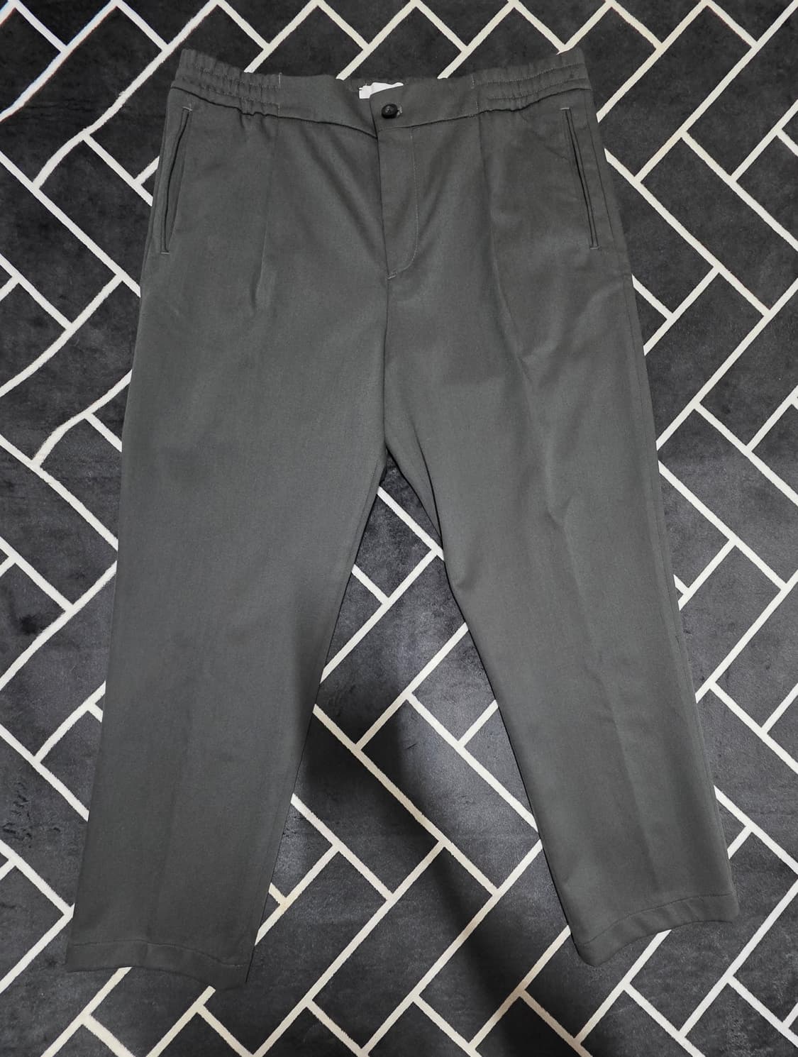 MrP. 밴딩 코튼팬츠 상품이미지1