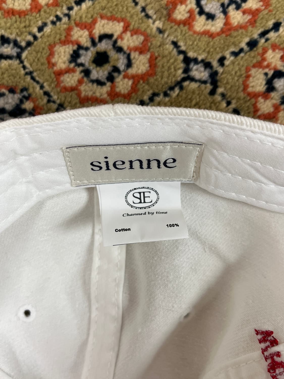 [FREE] Sienne 시엔느 화이트 볼캡 상품이미지4