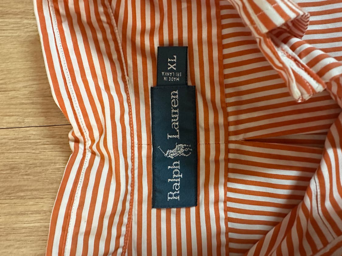 폴로 오렌지 스트라이프(xl) 상품이미지2