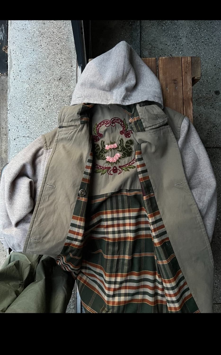 빈티지 울 코트 상품이미지6