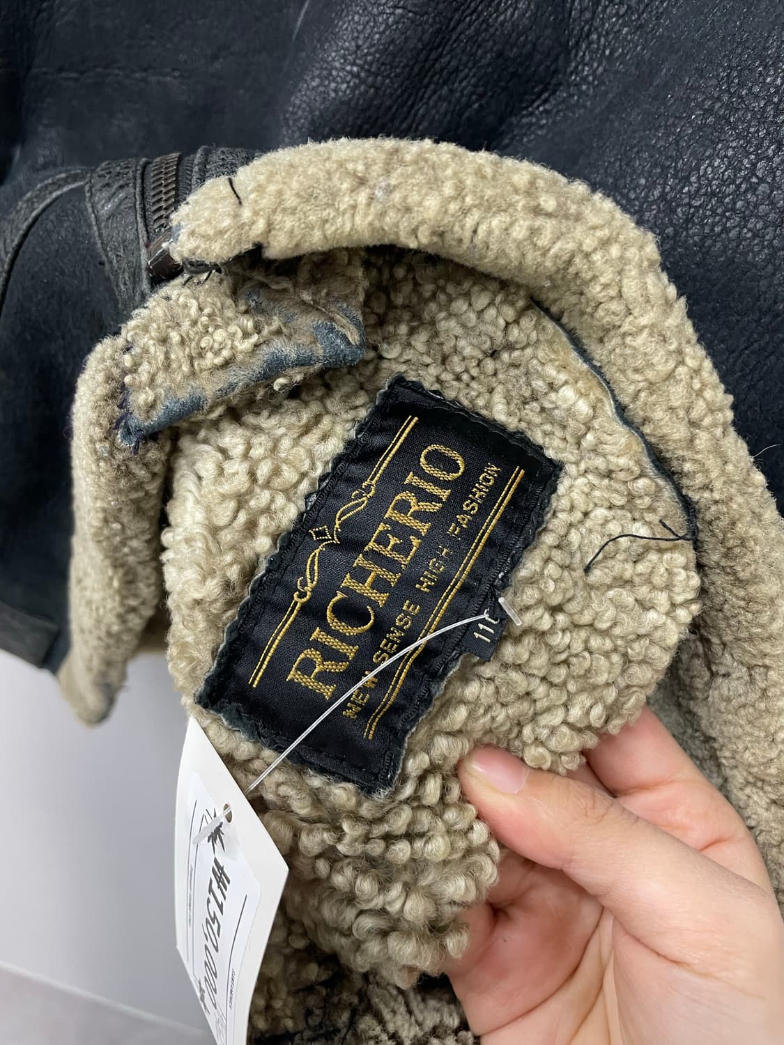 빈티지 양털 가죽 무스탕 자켓 H1562 상품이미지4