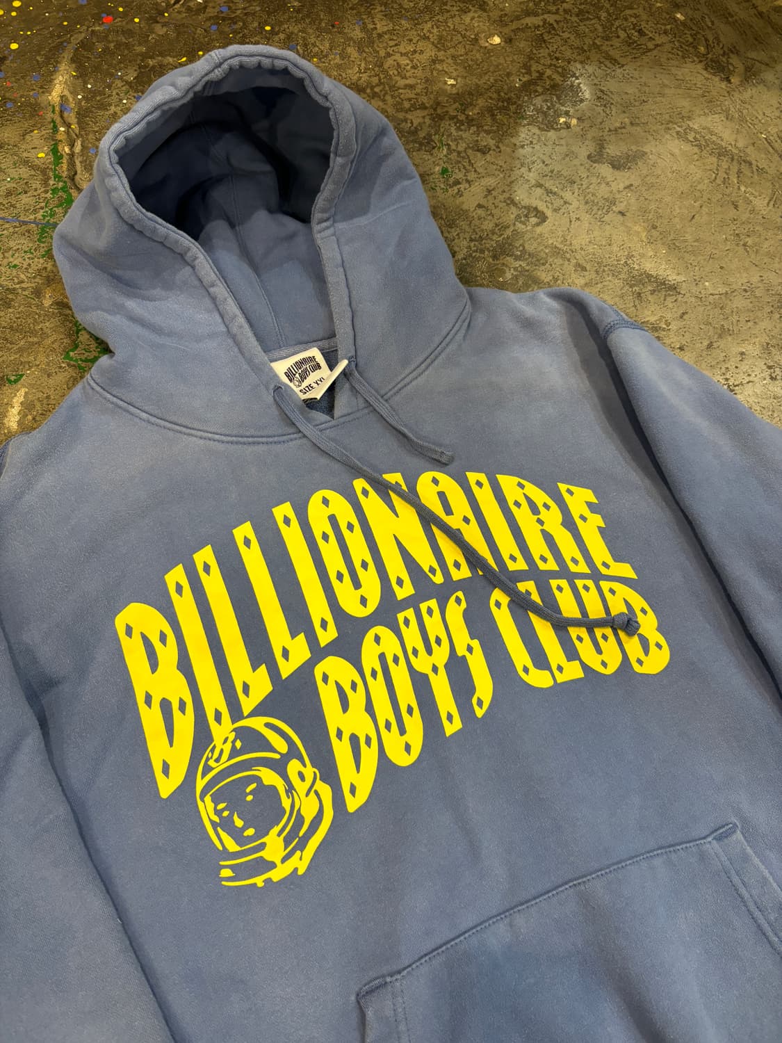 빈티지 블루 로고 후드티 상품이미지7