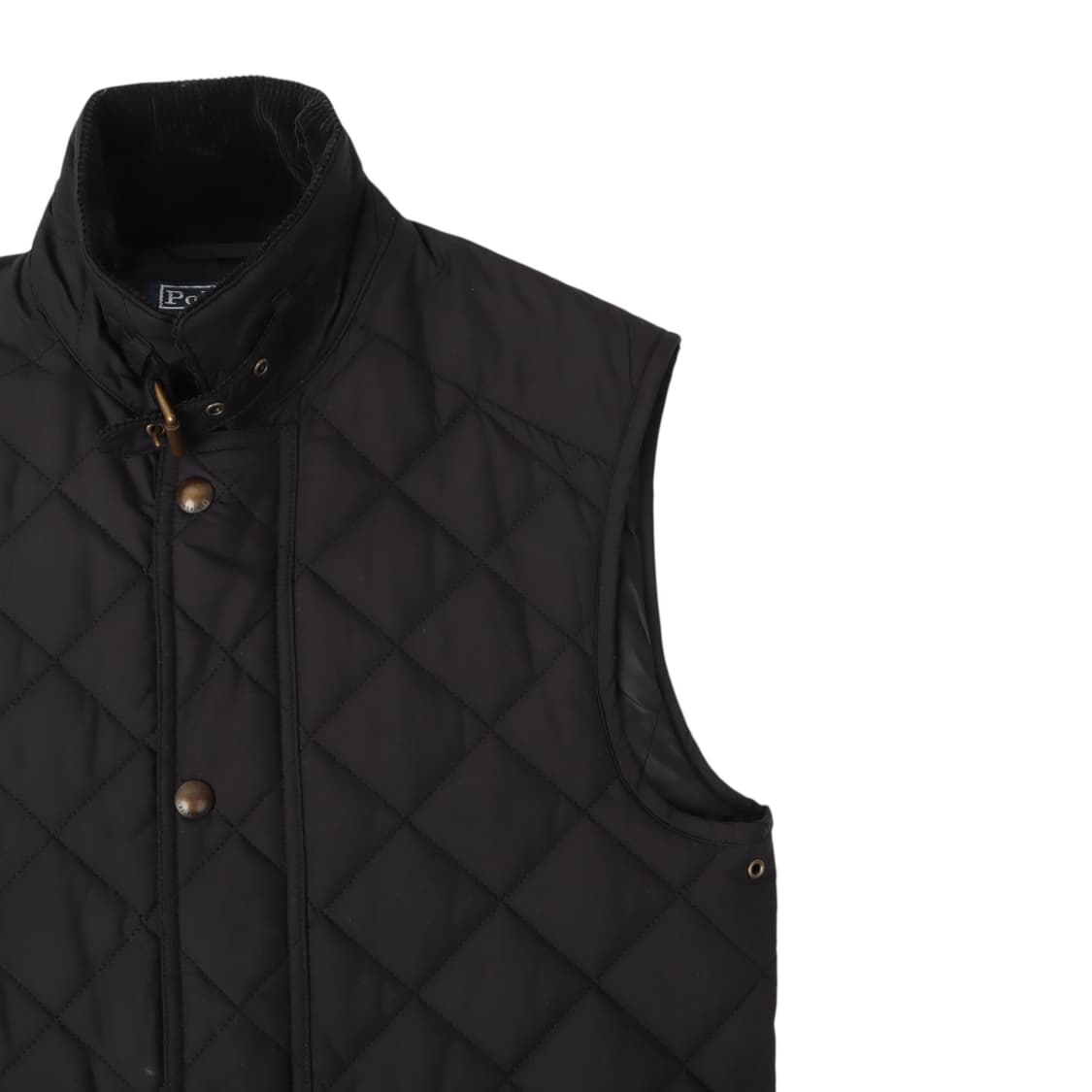 폴로 랄프로렌 블랙 코듀로이 퀄팅 베스트 상품이미지3