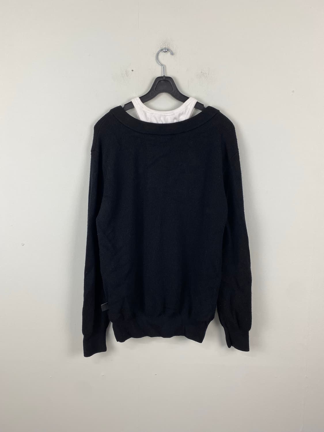 알렉산더왕 Bi-Layer 오프 숄더 브이넥 니트 스웨터 M <530> 상품이미지3