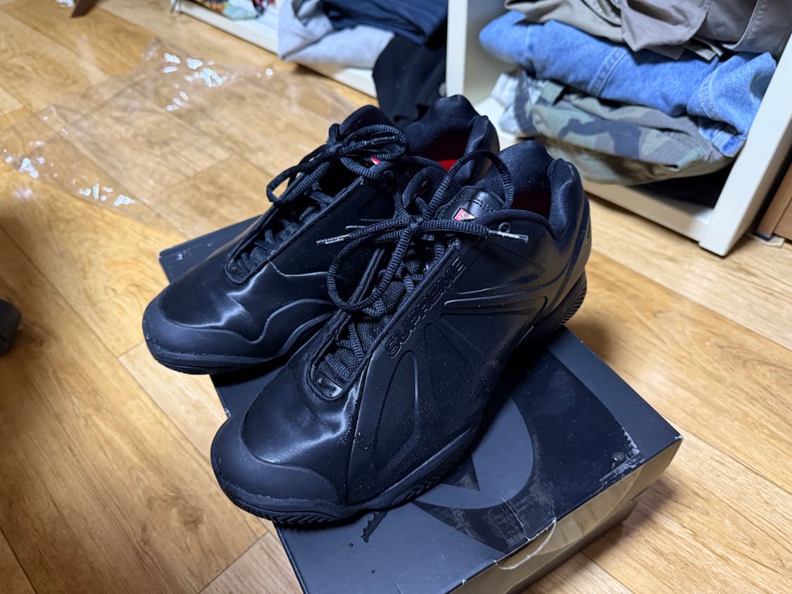 [285] 슈프림x나이키 코트포짓 블랙 상품이미지1