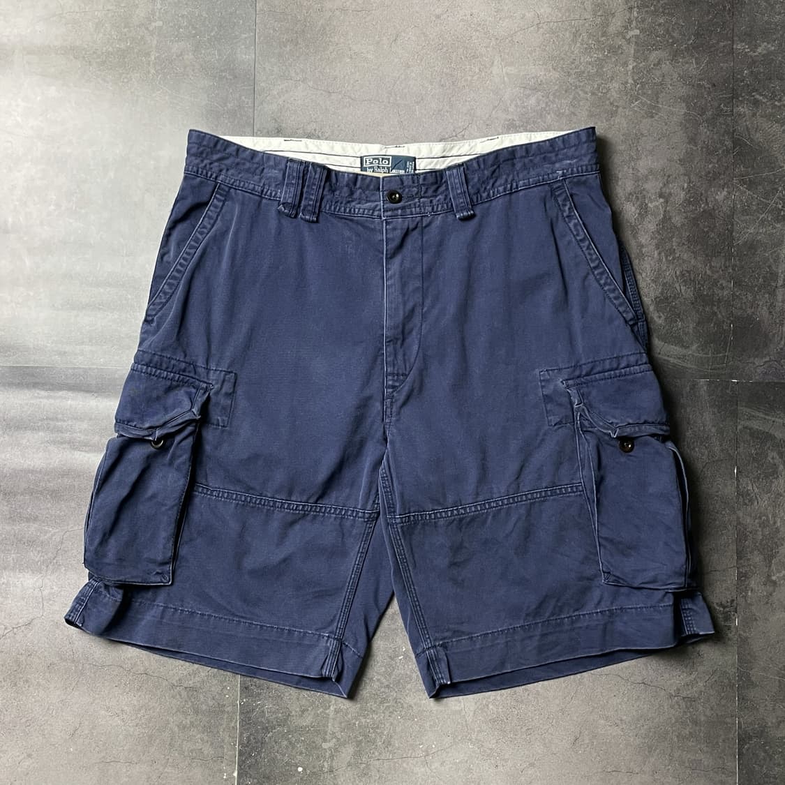 RALPH LAUREN 00s 랄프로렌 네이비 카고 하프팬츠 A01224 상품이미지1