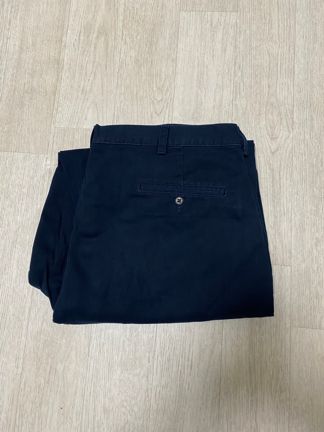 빈티지 90s 폴로 투플리츠 치노 팬츠 네이비 상품이미지1