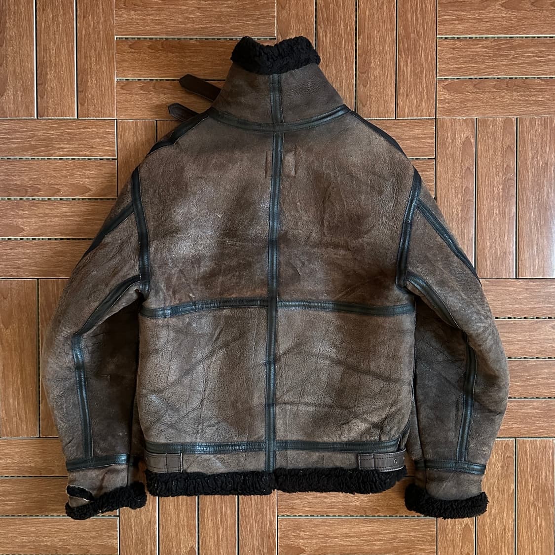 80‘s Avirex B-3 usa mouton flight jacket 상품이미지2