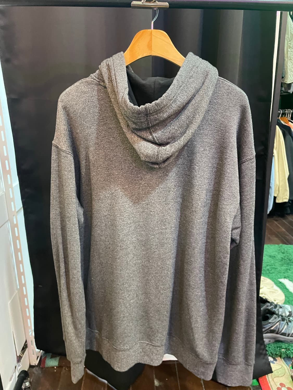 나이키 오버핏 후드티 그레이 상품이미지2