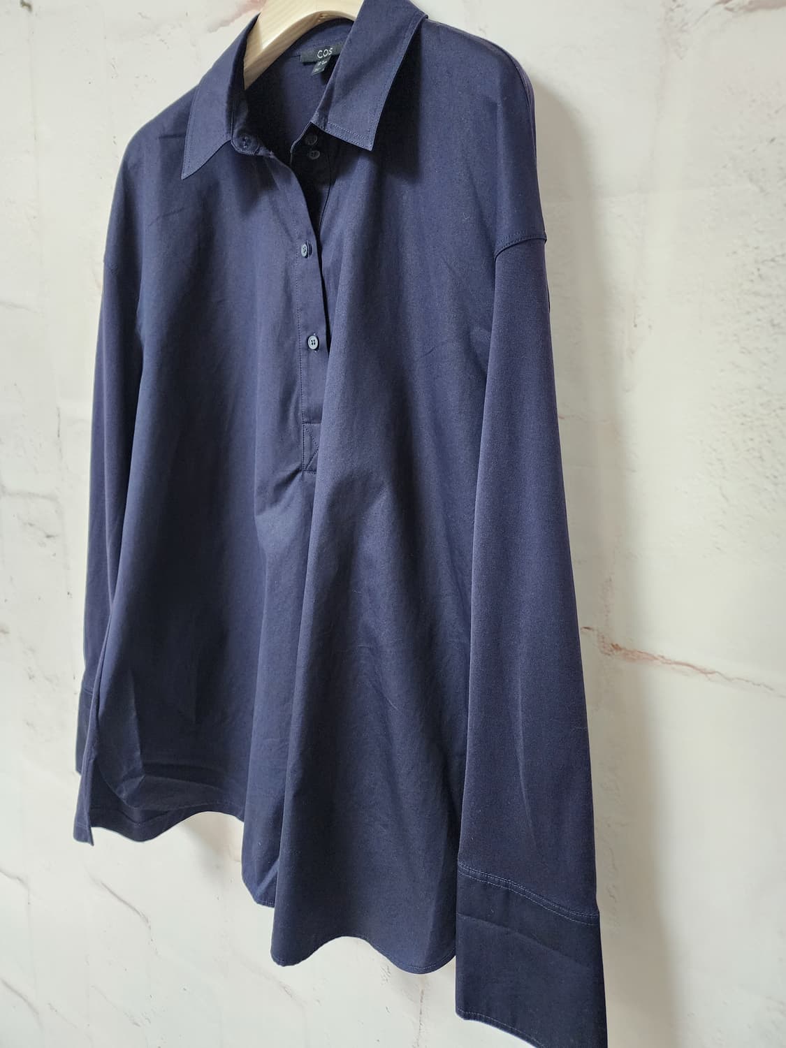 COS 코스 네이비 블라우스 셔츠 상품이미지6