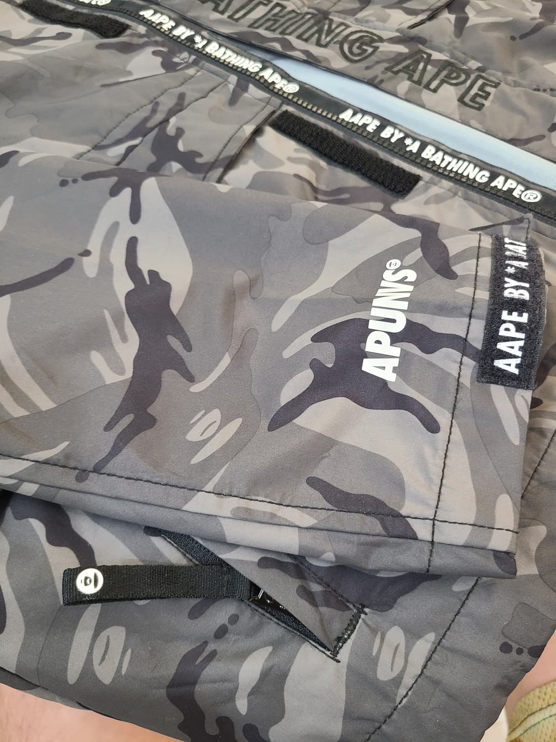 [XL] 베이프 AAPE 바이 에이프 카모 바람막이 상품이미지9