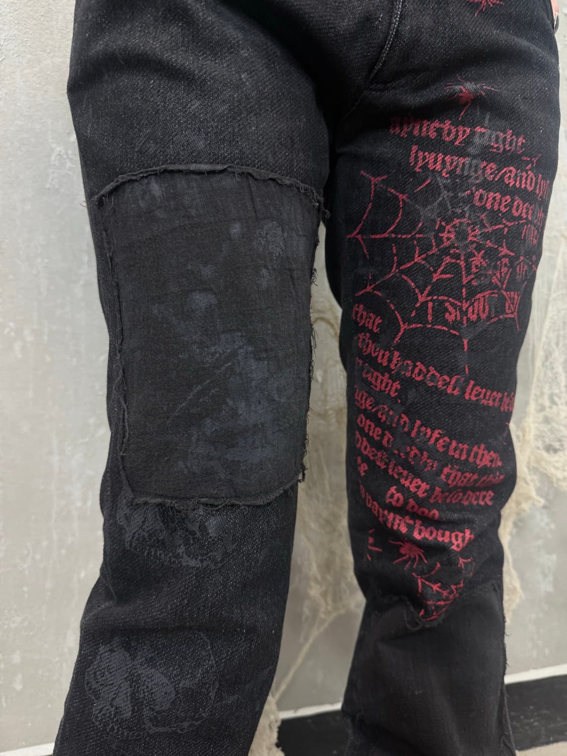 에이치나오토 h.naoto 디테일데님 흑청부츠컷 상품이미지8