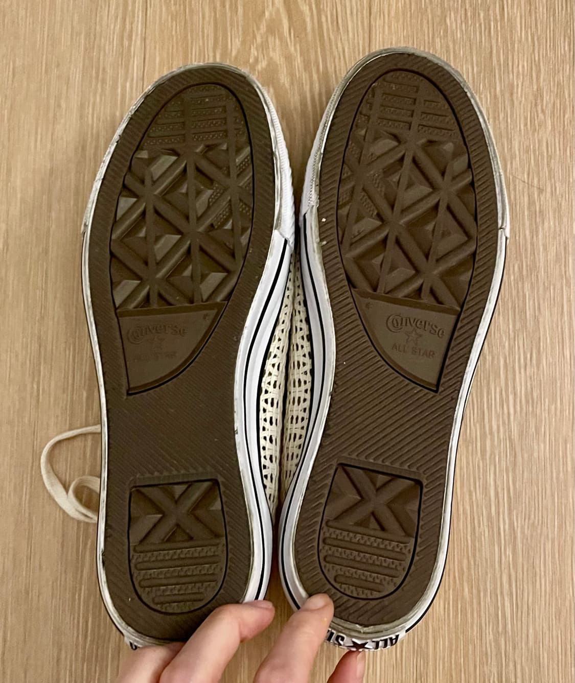 컨버스 척테일러 올스타 하이라인 크로셰 로우 (Natural Ivory) 상품이미지6