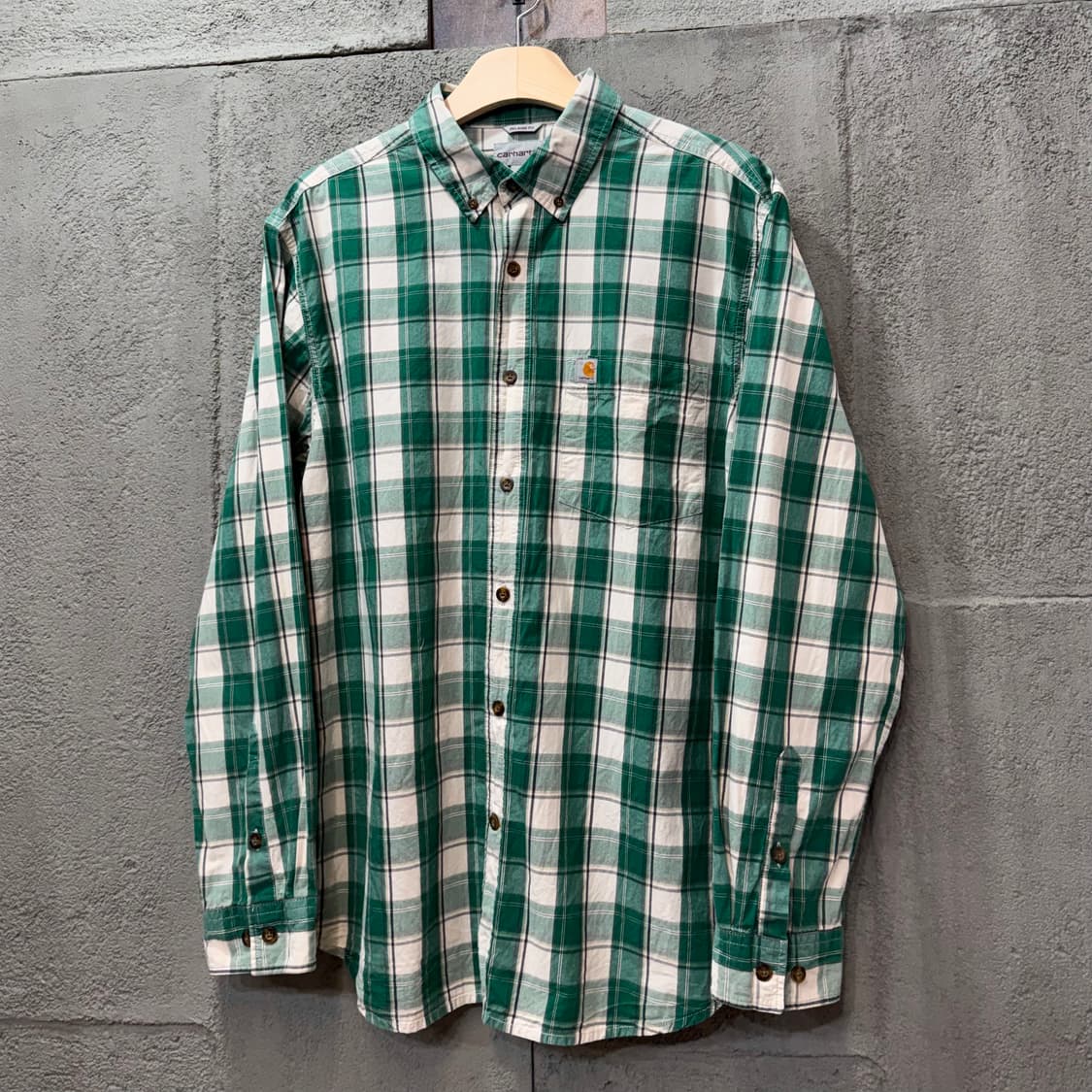 칼하트 버튼다운 체크 셔츠 (L)   상품이미지2