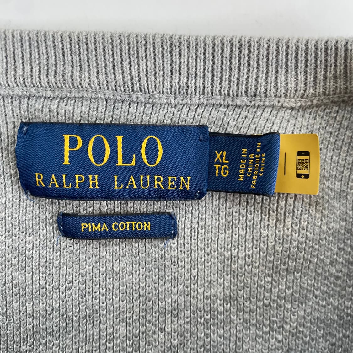 Polo  폴로 랄프로렌 Qr신형 자수 코튼 니트 상품이미지4