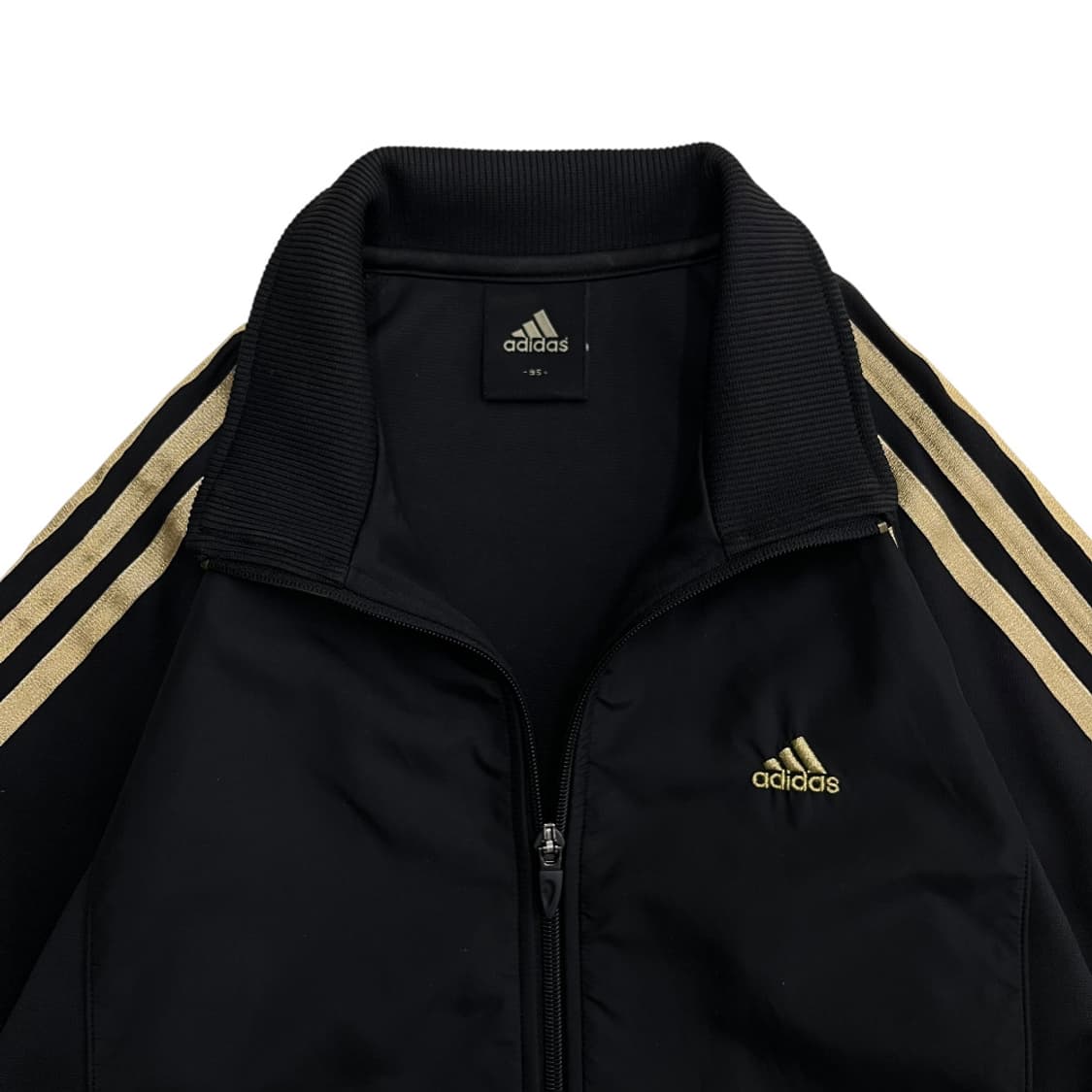 아디다스 에센셜 글리터 골드라인 블랙 트랙탑 95 상품이미지4